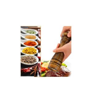 Manual Wooden Pepper Grinder Salt Spice Corn Mill Grinder Home Kitchen Tool