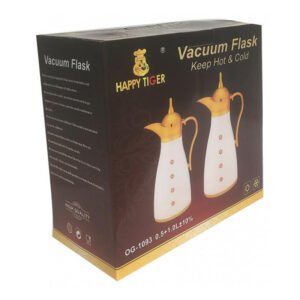 Happy tiger 2 In 1 European classic quality glass interior vacuum insulated pot coffee pot to open the kettle 2 Pcs Set