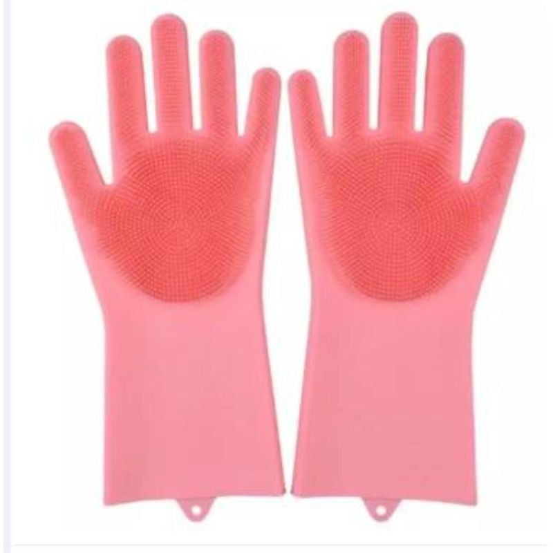 High Quality Silicone Dish Washing Kitchen Hand Gloves ( With Box)