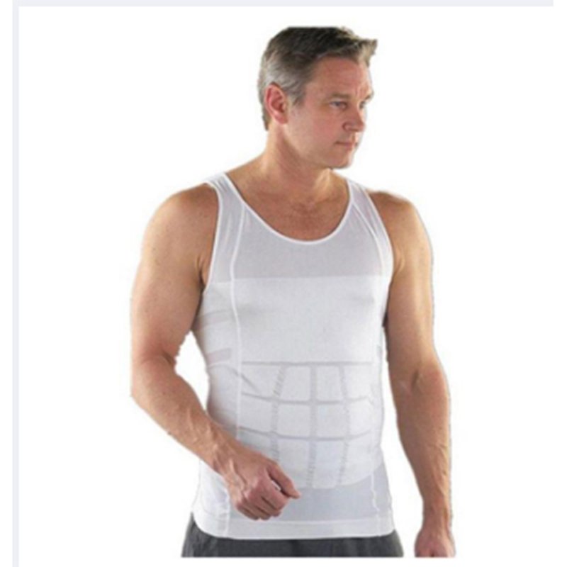 Exclusive Slim N Lift Slimming Vest For Men – White