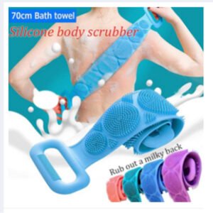 Dual Sided Silicone Back Scrubber Brush