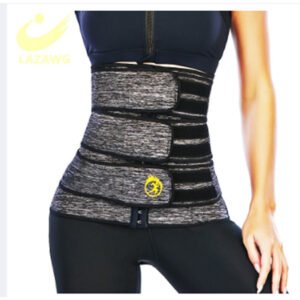 Women Sweat Neoprene Sauna Waist Cincher Weight Loss Sweat Control Body Shaper for Double Belt Waist Trainer Strong