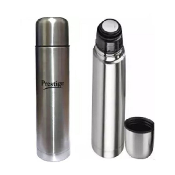 1 Ltr PRESTIGE ALL STEEL HOT WATER FLASK/TEA FLASKS/VACUUM BOTTLE