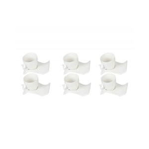 6 Sets of Tea Cups & Biscuit Saucers -12 pcs