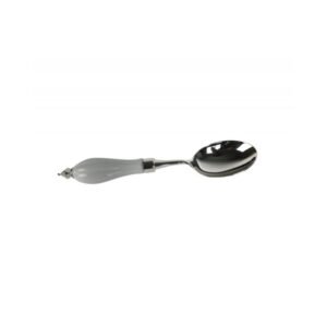 Stylish Serving Spoon With Ceramic Detailing