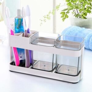 Toothbrush Holder Automatic Toothbrush Dispenser Holder Electric Toothbrush Storage Box Bathroom Accessories