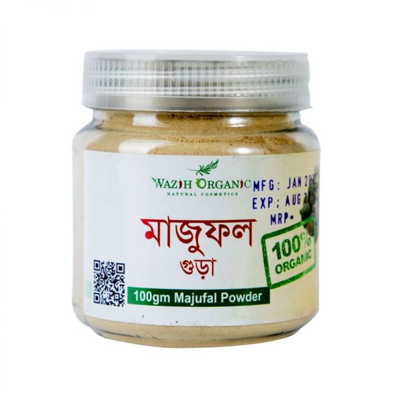 Wazih Organic Maju Phal Powder – 100 gm