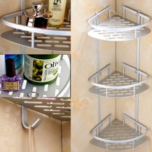 3 Tier Aluminum Bathroom Corner 3c