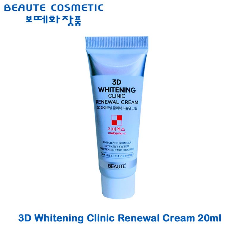 3D whitening clinic renewal cream 20ml