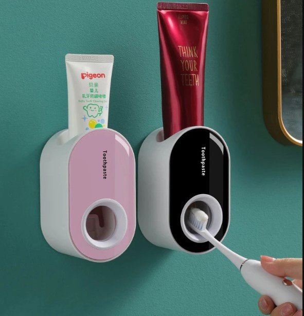 Automatic Toothpaste Squeezer Dispenser Bathroom Accessories Wall Mount Toothpaste Squeezer Waterproof