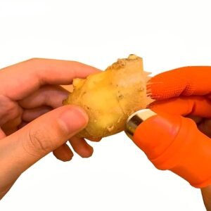 Thumb Cutter with 4 Finger Set for Garlic Peeler Cutter Separator Finger Tool