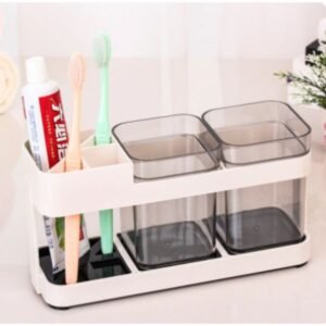 Toothbrush Storage Rack Toothpaste Holder Set Bathroom Wash Cup Toothbrush Cup Organizer Drain Case