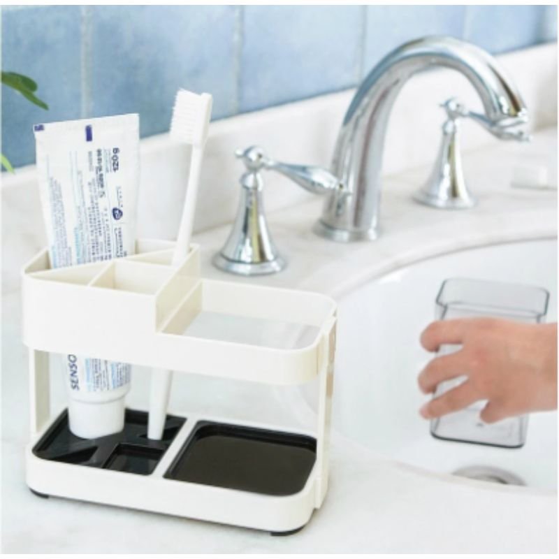 Toothbrush Box Holder Cup Bathroom Storage Toilet Two Removable Dhaka Shoppnig zoneDental Appliances Toothbrush Box Seat Creative Bathroom Supplies