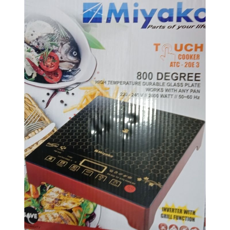 MIYAKO TOUCH COOKER  MODEL : TC-20R4  2200 WATT  SAVE ELECTRICITY