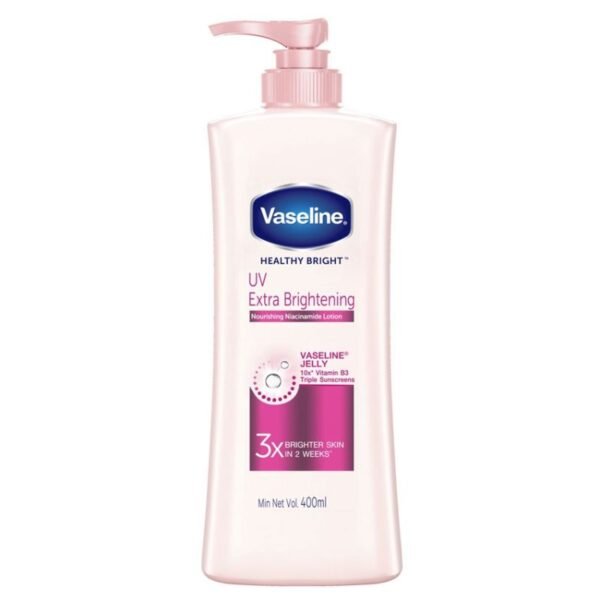 Vaseline Healthy Bright UV Extra Brightening 400ml (Indonesia)