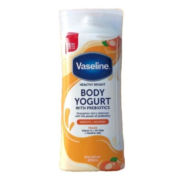 VASELINE Healthy bright body Yogurt body Lotion Peach 200ml (Indonesia)