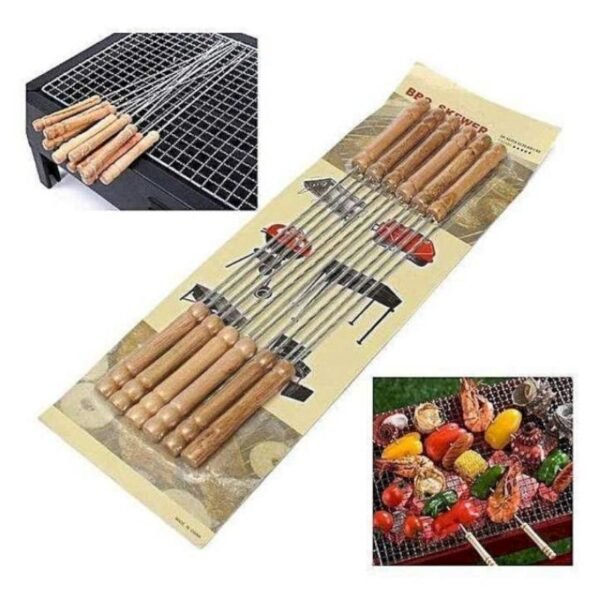 12 Pieces Barbecue Grill Sticks Set
