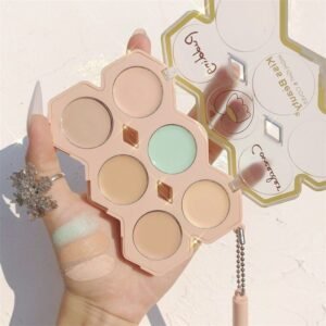 Kiss Beauty PUDDING CONCEALER PALETTE 6 COLOUR