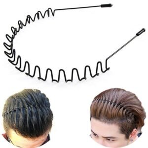 Exclusive Black Hair Band for Both Men and Women-6 pcs