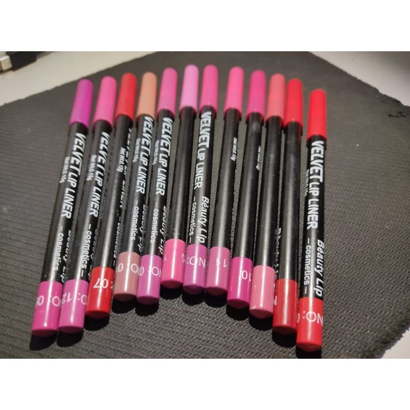 Stick Velvet Pencil Lipstick-12 pcs