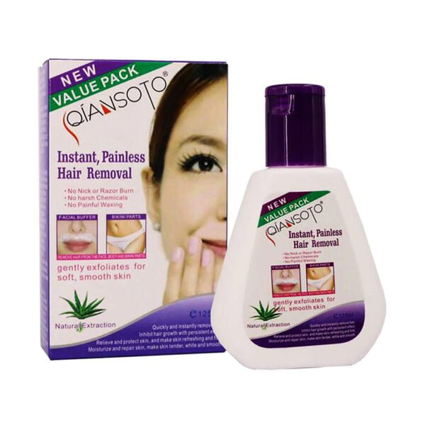 Qiansoto Hair Removal Instant Painless Smooth Skin 125ML