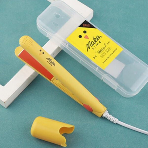Mini Hair Straightener Curling Bar Straight Roll 2 in 1 Splint Perm