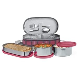Milton Corporate Lunch 3 Stainless Steel Lunch Box _New