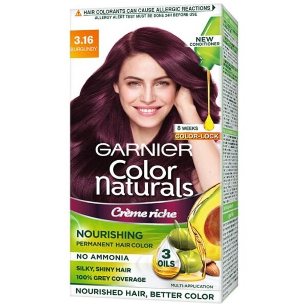 Garnier Color Naturals Nourshing Hair Color Cream 30+35g Burgundy