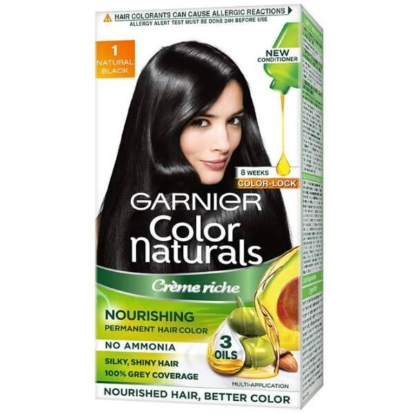 Garnier Color Naturals Nourshing Hair Color Cream 30+35g Natural Black