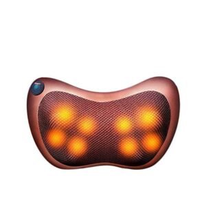 Body Massage Pillow neck massager cushion seat stress pain relief relax massage Car or Electronic Massager 8 Ball Neck Shoulder Massager Back Massager Home Office Brand: CY