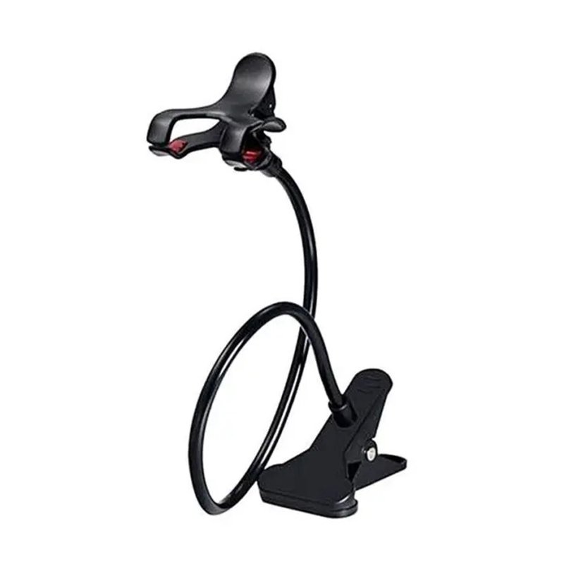 Universal Flexible Long Mobile Phone Holder Stand – Black – Phone Back Cover – Phone