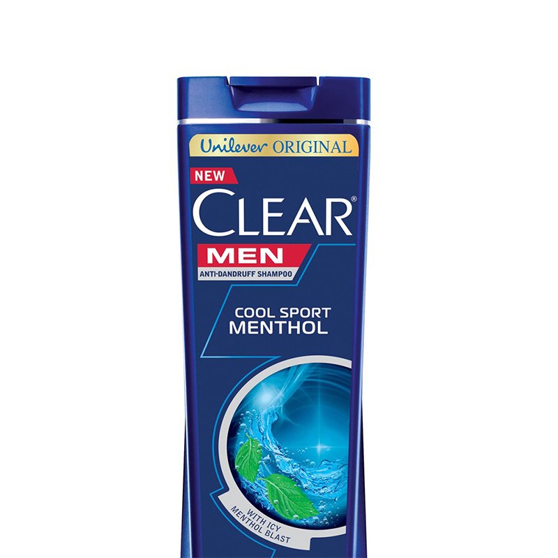 Clear Shampoo Men Cool Sport Menthol Anti Dandruff 330ml