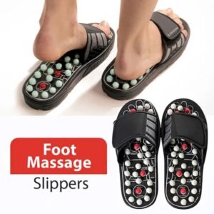Foot Massage Slippers Health Shoe Massages - Black
