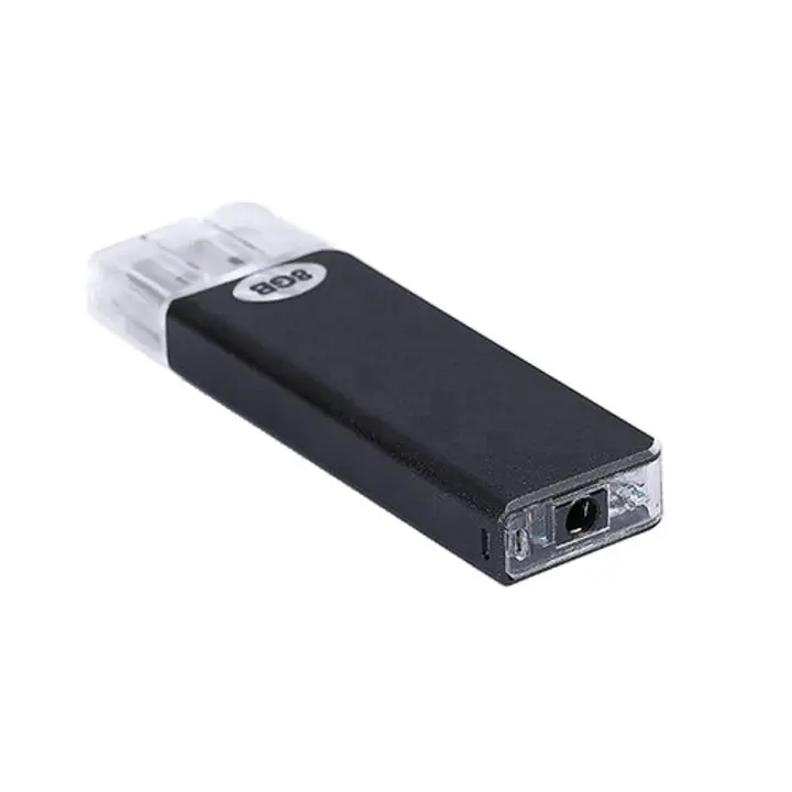 Metal Body 8GB USB Digital Audio Voice Recorder MP3 Music Player USB Flash Drive with Earphone